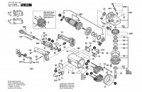 Bosch 0 601 357 038 GWS 20-230 Angle Grinder 100 V / 006 - JP Spare Parts